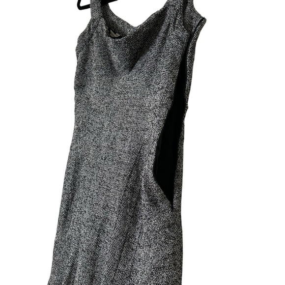 DVF Diane von Furstenberg Women’s 8 Black & White Tweed Sleeveless Orella Dress - Picture 4 of 11